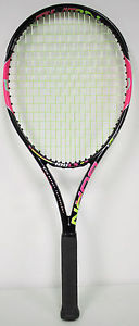 Used Wilson Burn 100 LS PINK 4 & 3/8 Adult Pre-Strung Tennis Racquet