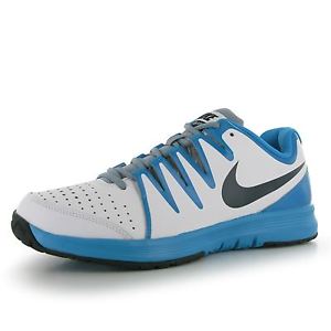 Nike Air Vapor Court Tennis Shoes Mens White/Blue Trainers Sneakers