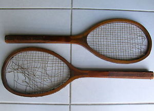 antique tennis racquets