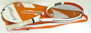 Dunlop 6 Hundred M-Fil Oversize Tennis Racquet with Carrying Bag 4 3/8 108 Sq In