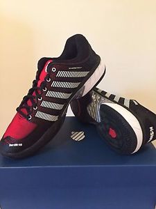 Men's K Swiss Hyper Court Express Black/Red - 9.5 US (Tennis Shoes)