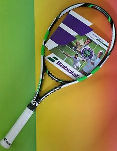 BABOLAT PURE DRIVE GT WIMBLEDON EDITION TENNIS RACQUET WITH COVER