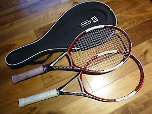 Two 2 Wilson Ncode Nvision Tennis Rackets 16 x 20 Pattern 103 sq. in. 4 3/8