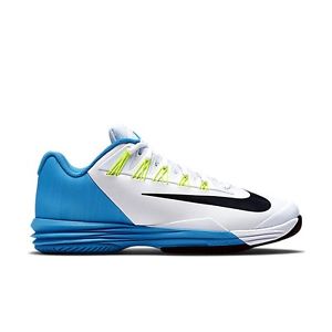 $165 Nike Lunar Ballistec 1.5 Tennis Shoes Men's size 9.5 FEDERER & NADAL WHITE