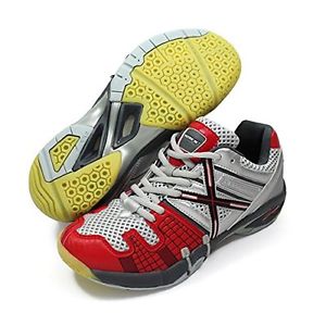 Vector X Ts-1040 Grey/Red Badminton Shoes
