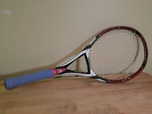 Wilson K Factor K Five 4 3/8 Tennis Racquet in Great Condition!  babalot head