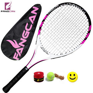 SUPER A6 Carbon Aluminum Composite Starter Tennis Racket With String and Case