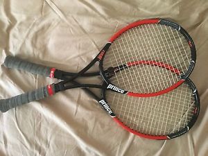 Prince Tour Diablo Midsize Racquets 4 1/4 Grip Size (Sets of 2)
