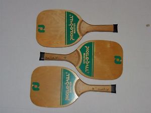 3 Pickle Ball Master Paddles 7-Ply Hardwood 12.5 oz.'s Height 15 1/4" x 7 1/2"