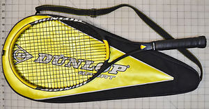 Dunlop 200G 95 4 1/2 STRUNG Tennis Racket Racquet Hotmelt Braided carbon 18x20