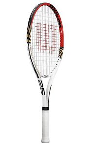 Wilson Roger Federer Junior Recreational Racquet (Red/Gold, 23-Inch)