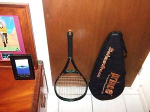 Prince ThunderStorm 120 Graphite LONGBODY Tennis Racket Vtg Racquet 4 1/4 w Case
