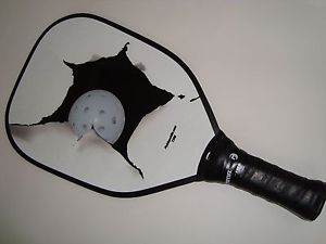 SUPER NEW & LIGHT~  OVER-SIZED PICKLEBALL PADDLE BALL IN HOLE PICKLEPADDLE T200