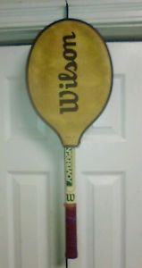 Vintage Wilson sovereign  Strata Bow Wood Tennis Racquet racket  4 3/8