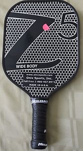 New Onix Sports Composite Z5 Widebody 8.4 oz Pickleball Paddle - BLACK  Z-5