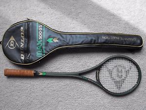 Dunlop MAX 500GS Black Squash Racquet - Excellent Condition - With Cover