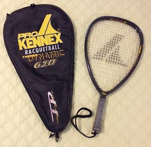 PRO KENNEX THERMO DYNAMIC 620 OVERSIZED GRAPHITE RACQUETBALL RACKET W/CASE