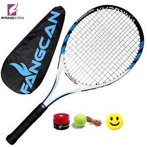 SUPER A8 Carbon Aluminum Composite Powerful Tennis Racket With String and Case