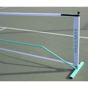 VERY NICE OFFICIAL USAPA PORTABLE PICKLEBALL NET SYSTEM USED TWICE