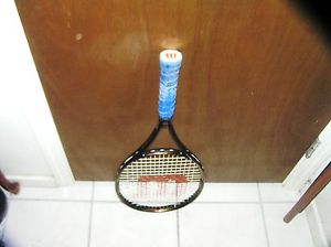 WILSON Comp Graphite SPS Tennis Racquet OS Oversize Racket PWS Vtg 4 1/2 Nice!