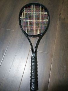 Head GENESIS 600 Tennis Racket #3 Grip - STRUNG (Rainbow Strings) 4 3/8