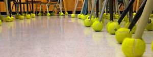 100 PRE-CUT PRECUT used Tennis Balls For Chairs (Any Quantity Available)