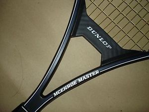 Dunlop McEnroe Master  Midsize Graphite Kevlar tennis racket with cover