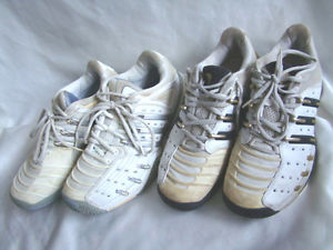 Lot of 2 pairs Women's  ADIDAS TENNIS SHOES 7 1/2 Barricade #S4-11