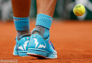 Nike Tennis Rafa Nadal Roland Garros 2015 RARE Lunar Ballistec 1.5 LG Size 7,5