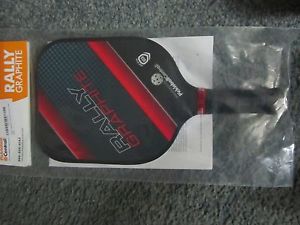 Rally Graphite Pickleball Paddle Red- Nomex Honeycomb Core, USAPA Approved