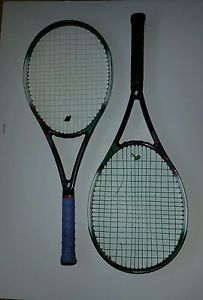 2 Prince Thunder Lite Oversize 110 LongBody Tennis Rackets 700/800 Morph Beam