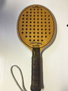 Marcraft Swinger Wood Paddle Racquet paddle USA Vintage Ball Retro