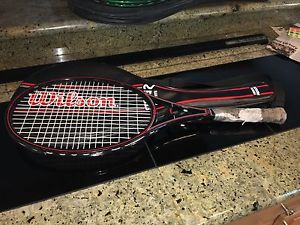 Rare Wilson Junior Midsize Sting Tennis Racket With Cover