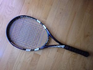Babolat Drive Z-Lite 100 Metallic Blue Tennis Racquet Zylon Matrix Strung 4 3/8?