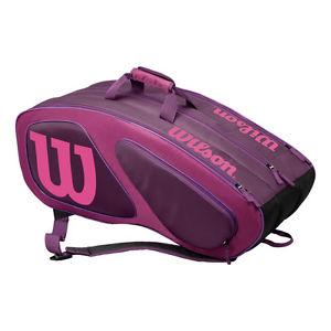 Wilson Bolso de tenis equipo II 12 paquetes Bag púrpura