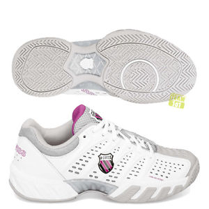K-SWISS Mujer Zapatillas de tenis Big Shot claro Outdoor gris/blanco/magenta