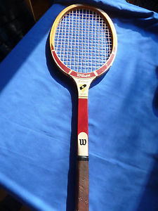 Vintage Wilson Embassy Strata-Bow Wooden Tennis Racket 4 3/8