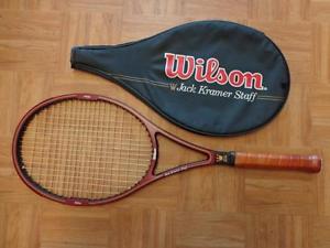 Wilson Jack Kramer Staff Mid 85 Made in St. Vincent 4 3/8 grip Tennis Racquet