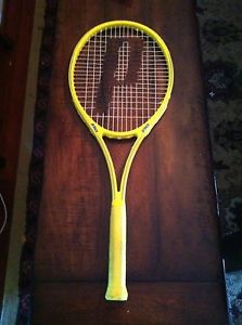 Prince Spectrum Comp 90 Limited Edition YELLOW graphite tennis racquet Nice!