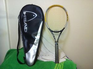 Head<>Liquidmetal 2 OS Tennis Racquet<>Grip Size 4 1/2"<>Matching Factory Cover
