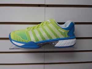 K-Swiss Hypercourt Express Women's Tennis Shoes - New - Size 8 - Neon/Blue