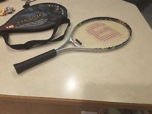 Wilson Rak Attack 25 Tennis Racket. Great shape, with cover.