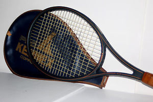 Vintage Pro Kennex Copper Ace Mid-Size Tennis Racquet 4 1/2" Grip & Head Cover