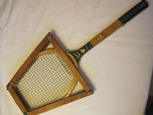 VINTAGE WOODEN WILSON TENNIS RACQUET AND PRESS - Court Star Maureen Connolly