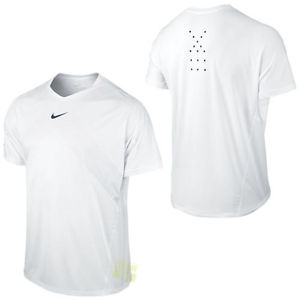 Nike Hombre Camiseta de tenis Premier Rafa Crew 546473-100 blanco