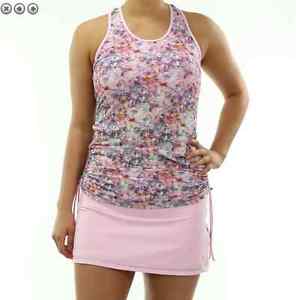 New Sofibella Women`s Blossom Print 14 Inch Tennis Skort Size Medium