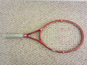 Wilson Kevlar Select OS 110 Stiff Index 7.6 Tennis Racquet Grip 4 1/4" w/ Cover