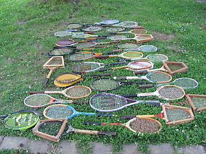 LOT of 36 Vtg Wilson Regency Tennis Racquet Spalding IMPERIAL Mohawk Prince