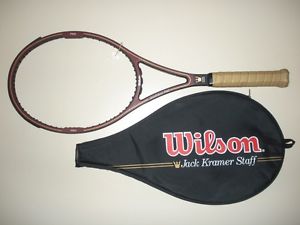 WILSON JACK KRAMER STAFF MIDSIZE 85 TENNIS RACQUET 4 5/8  ST.VINCENT  NEW