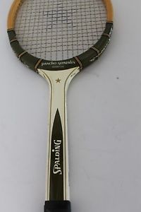 Vintage Spalding Pancho GonzalesSignature Woodstar Tennis Racquet see our store